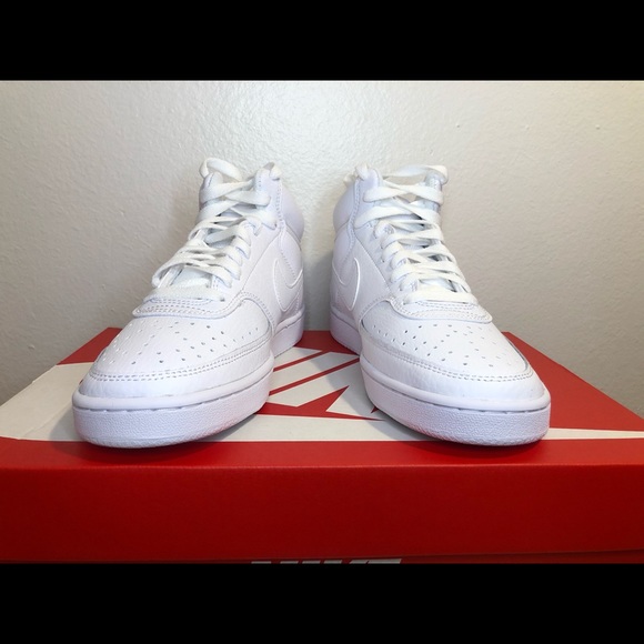 WMNS Nike Court Vision Mid Sz 7 CD5436-100 - Picture 2 of 7